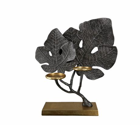 Teelichtleuchte "Leaf" - Tischdeko