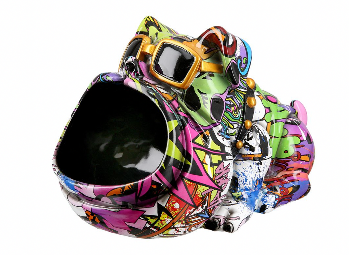 BigMouth Bulldog - StreetArt Hund