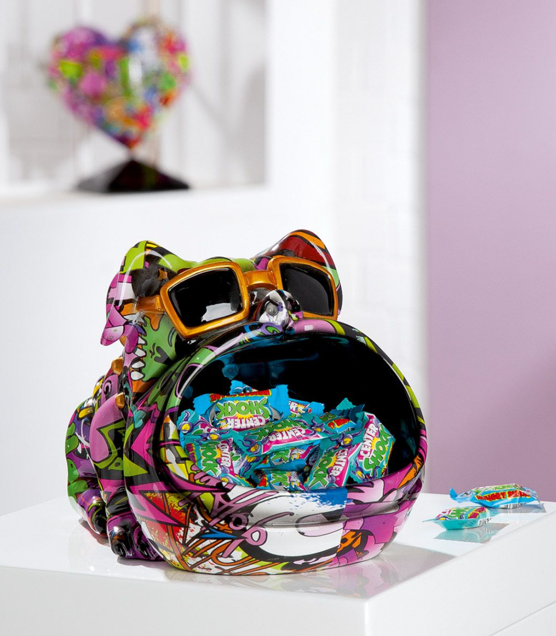 BigMouth Bulldog - StreetArt Hund