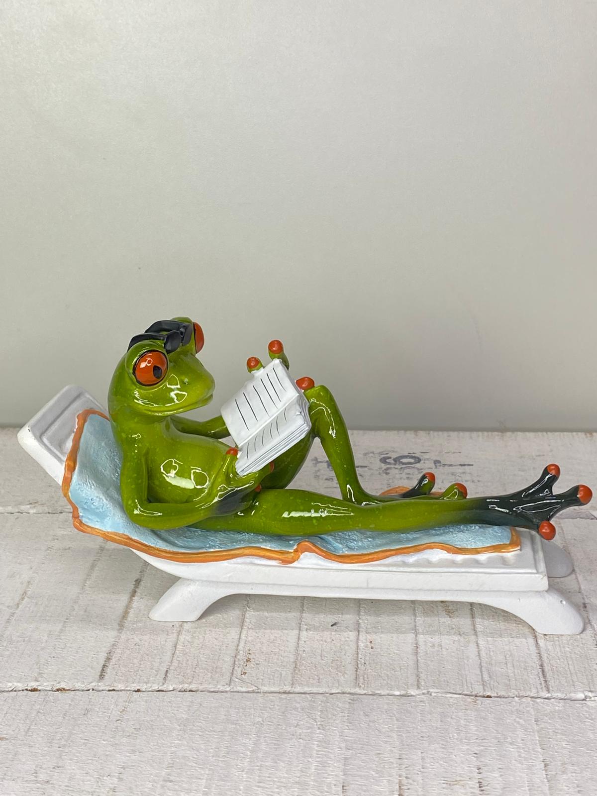 Frosch "Friedolin" Strandurlaub - Geschenkidee