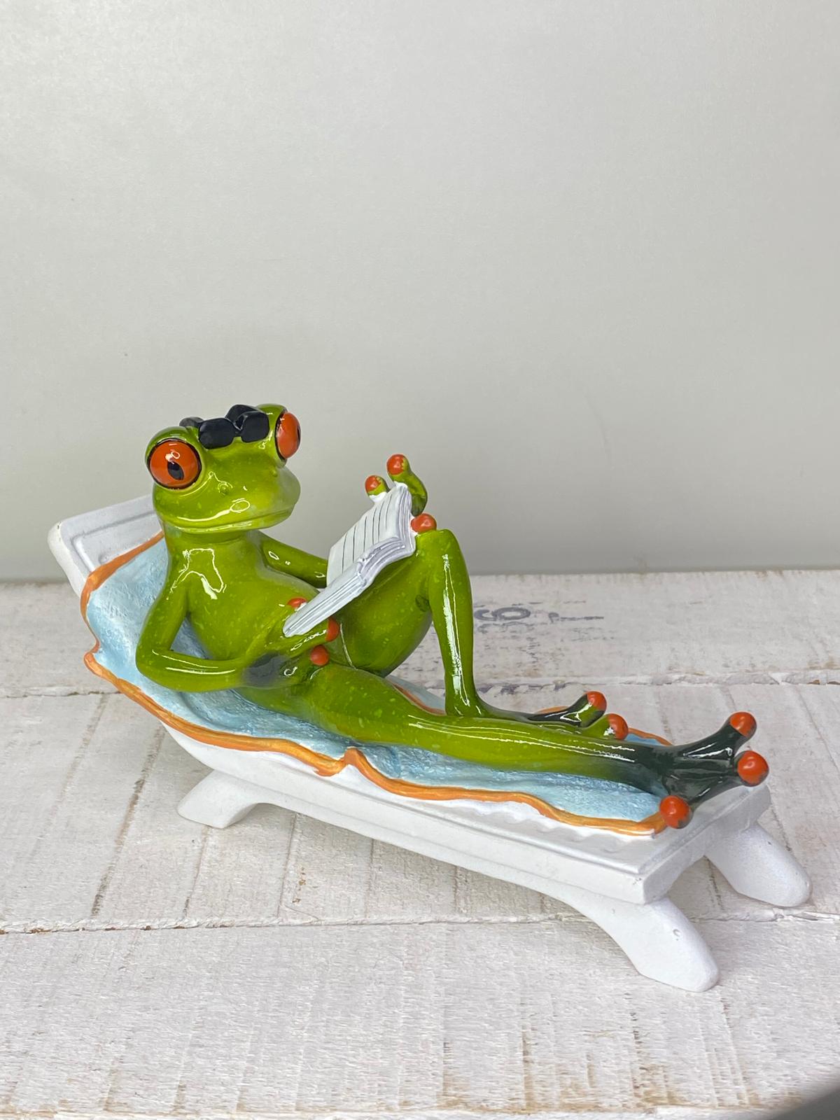 Frosch "Friedolin" Strandurlaub - Geschenkidee