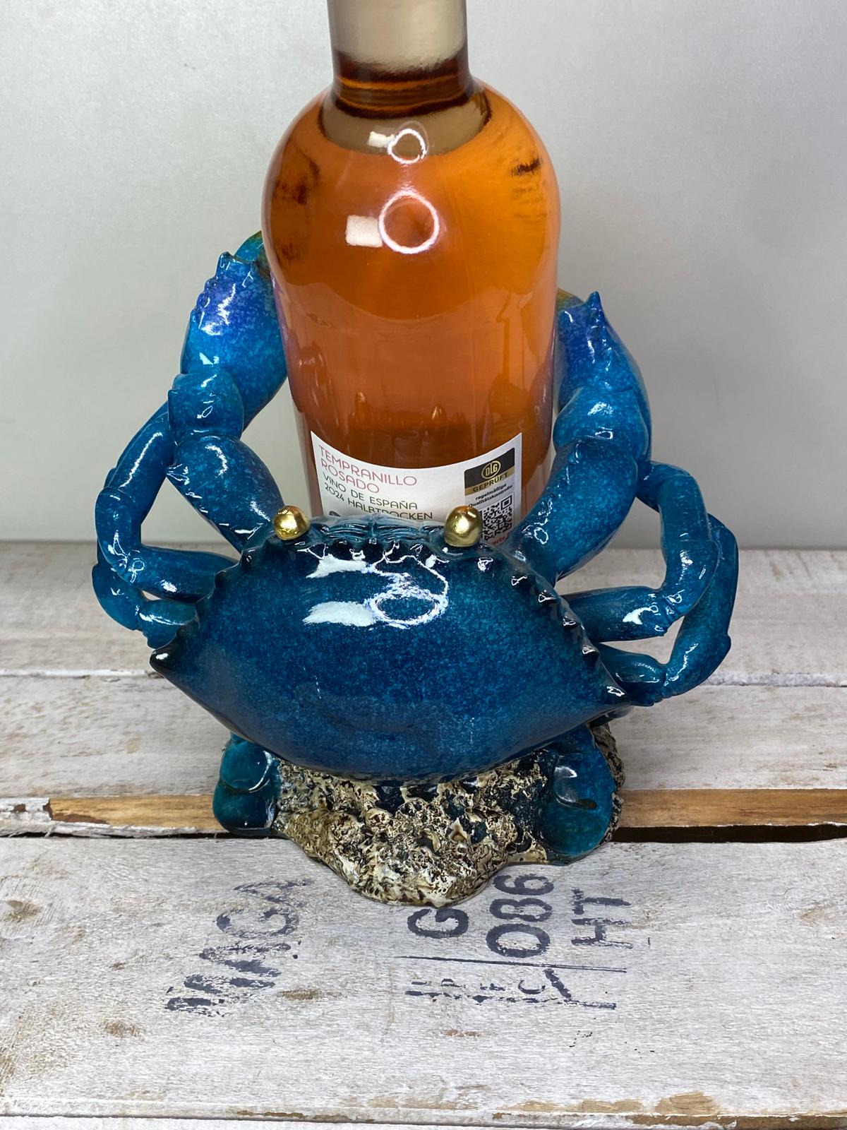 Weinflaschenhalter Krabbe - Geschenkidee