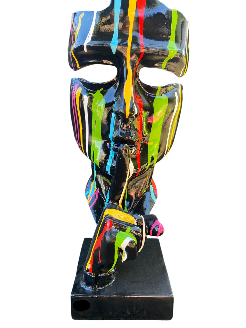 Maske Silence - Gartenfigur