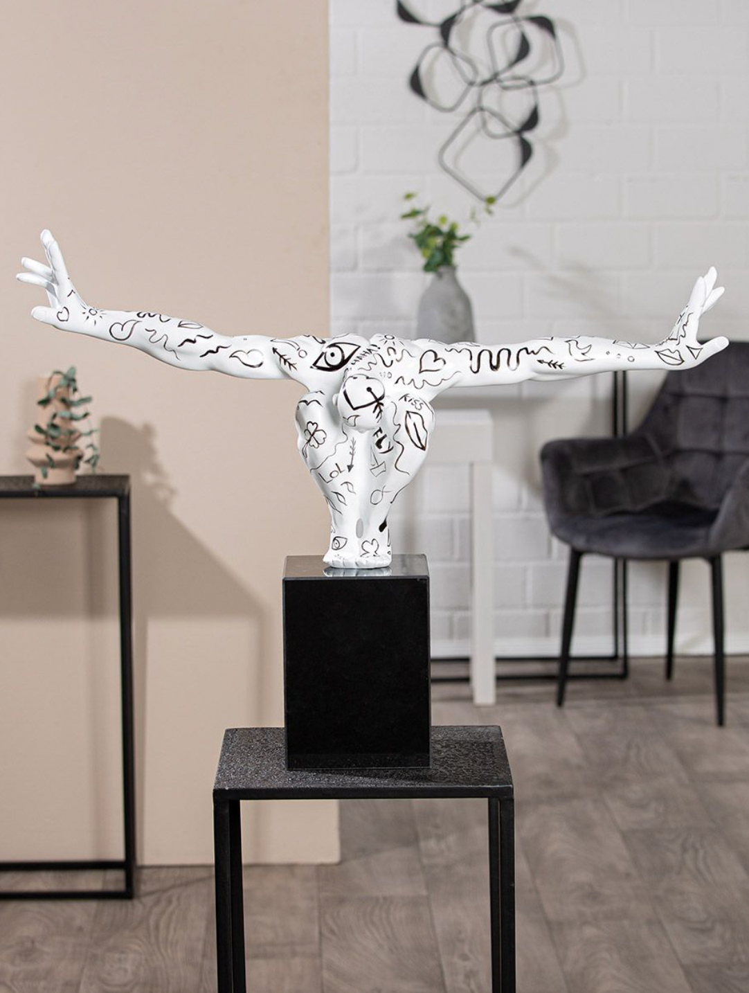 Marbled ZenPower - Skulptur