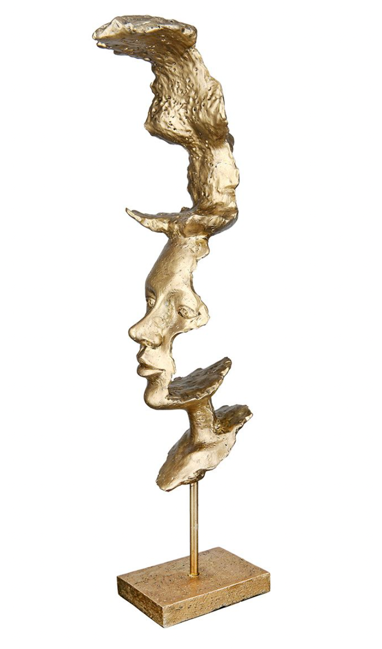 Two Face - Skulptur