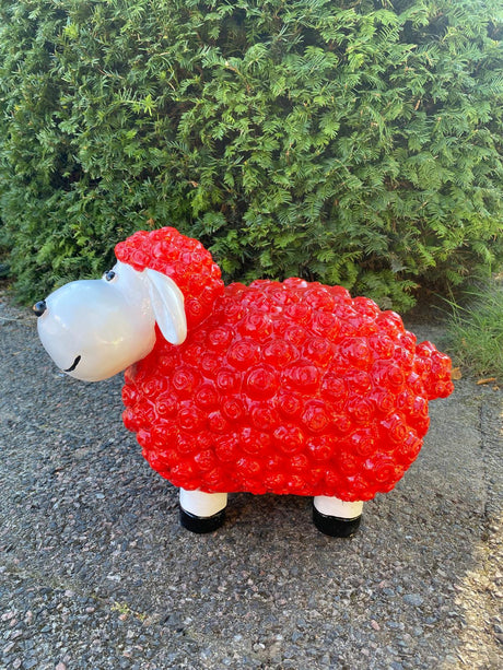 Wollschaf - Gartenfigur