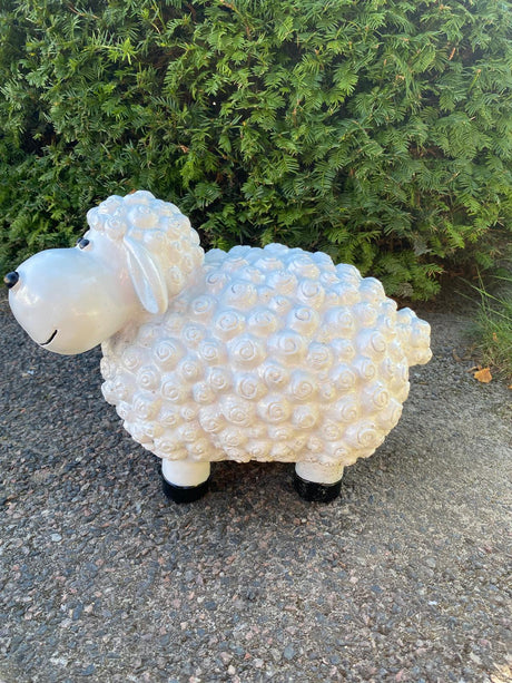 Wollschaf - Gartenfigur