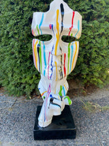 Maske Silence - Gartenfigur