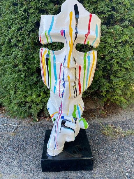 Maske Silence - Gartenfigur