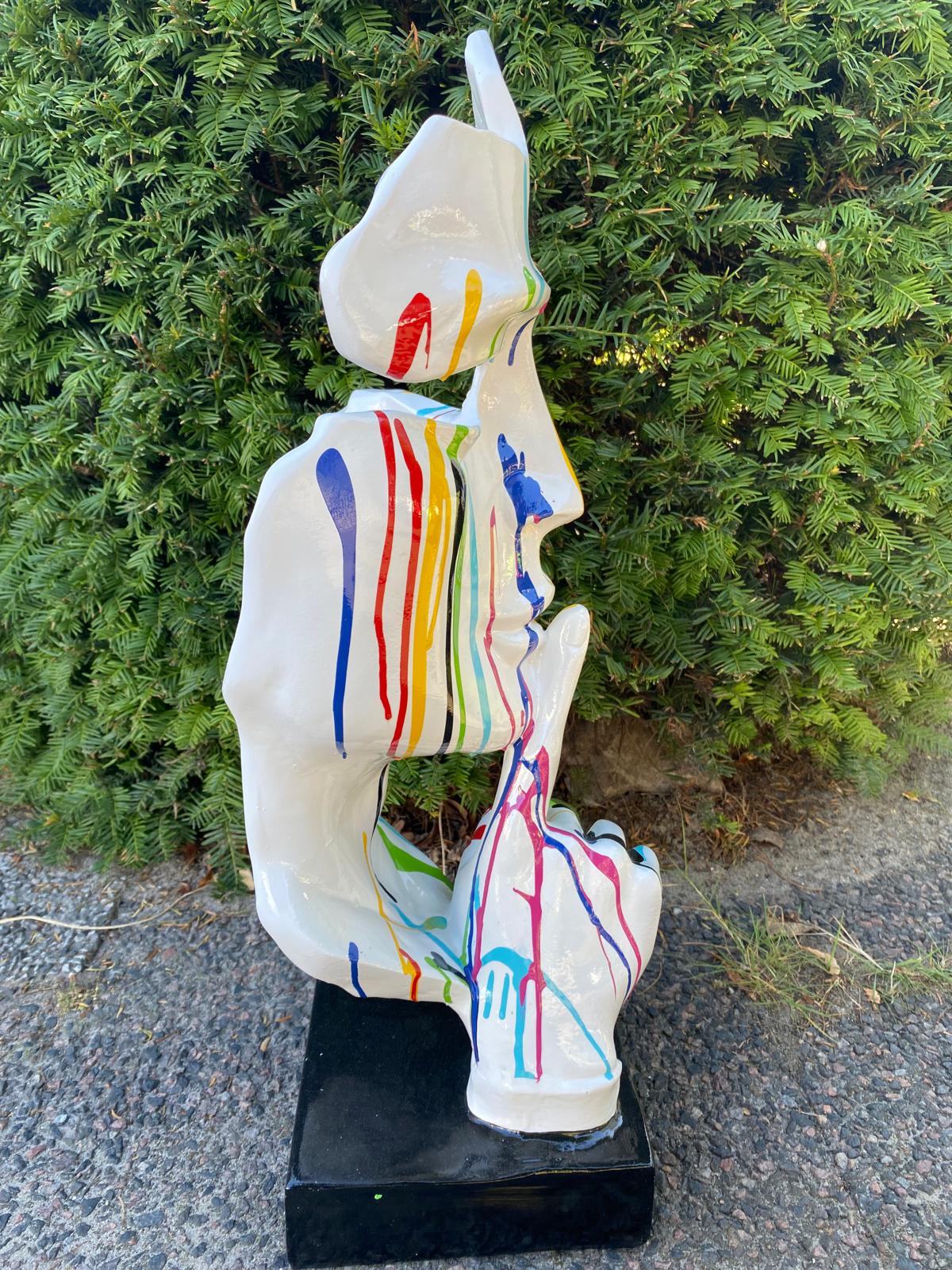 Maske Silence - Gartenfigur