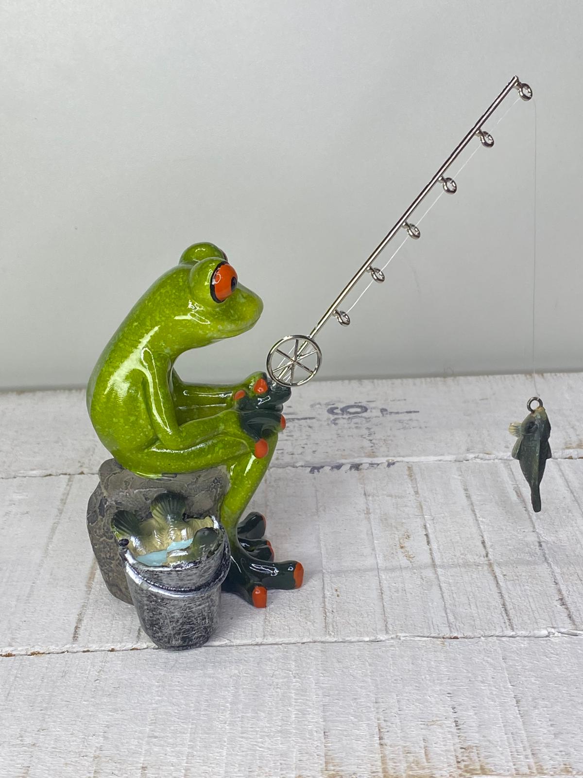 Frosch "Friedolin" Angler - Geschenkidee