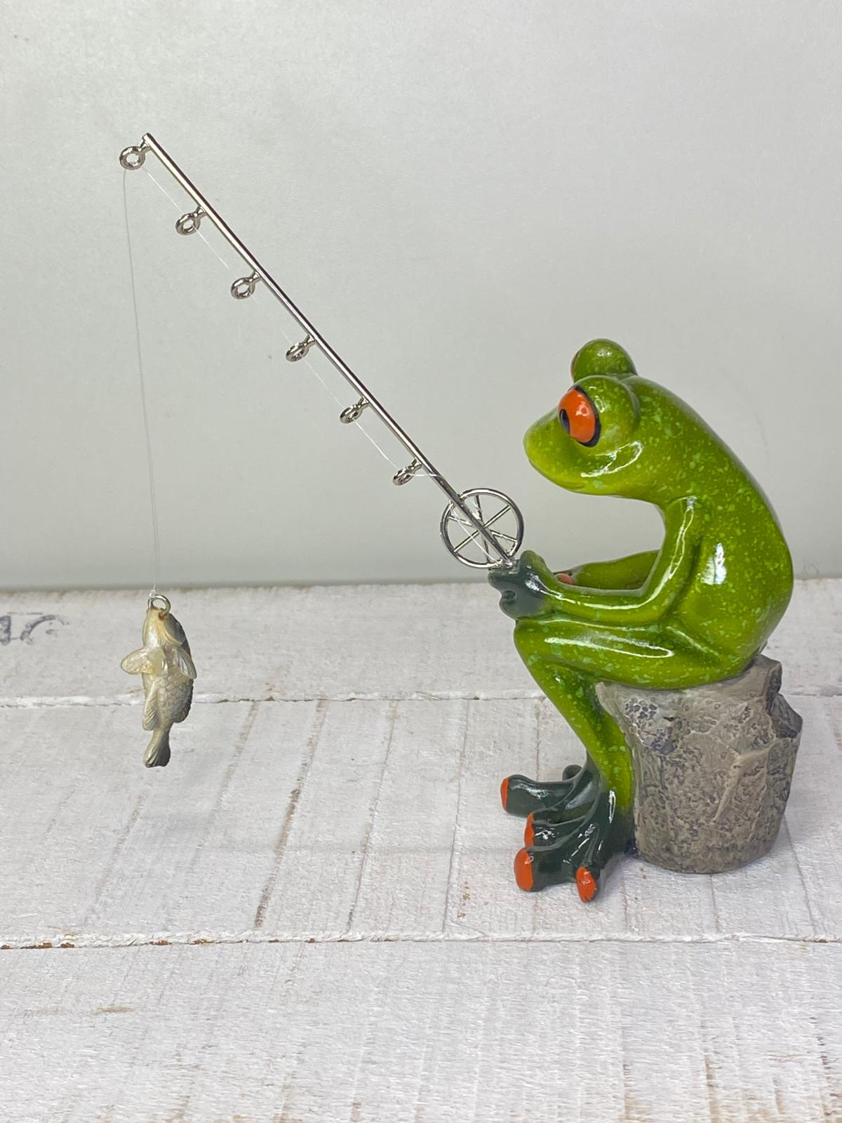 Frosch "Friedolin" Angler - Geschenkidee
