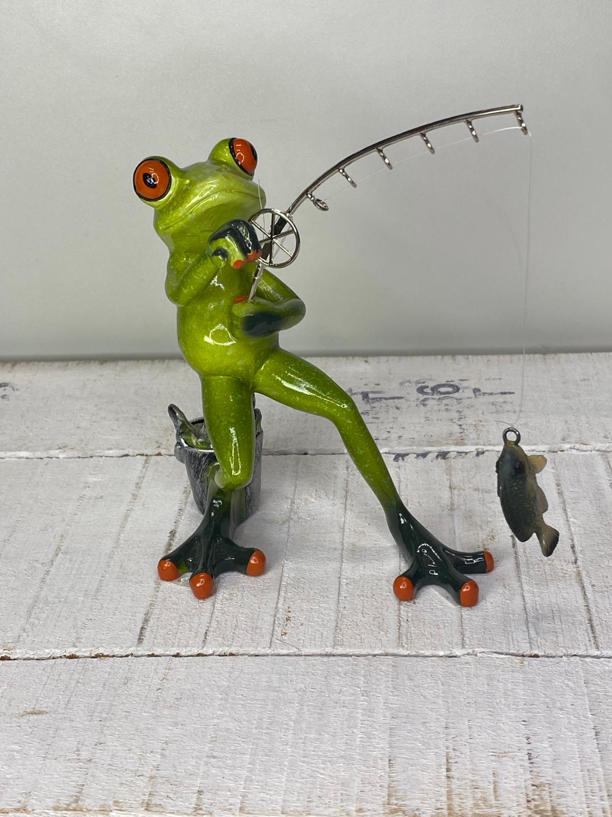 Frosch "Friedolin" Angler - Geschenkidee