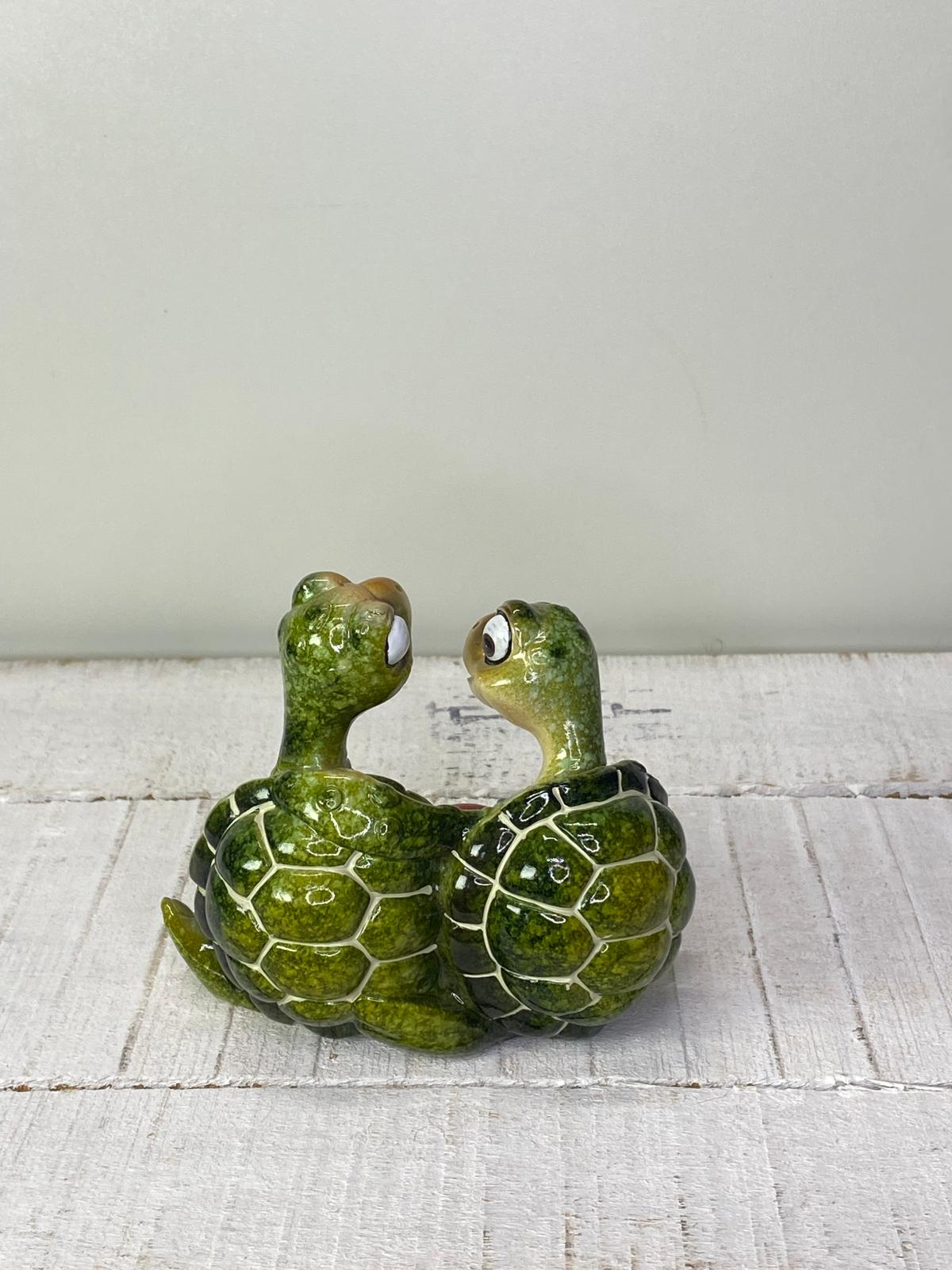 Schildkröte "Sascha" Pärchen - Geschenkidee