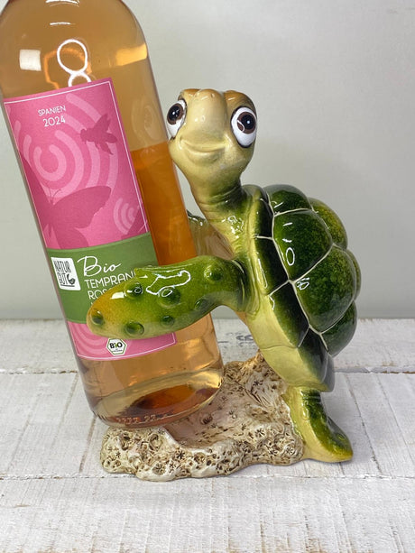 Schildkröte "Sascha" Weinflaschenhalter - Geschenkidee