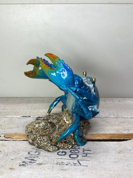 Weinflaschenhalter Krabbe - Geschenkidee